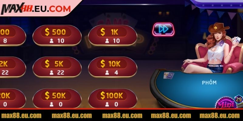 Giới thiệu về tựa game phỏm MAX88 